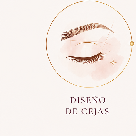 Icono de diseño de cejas